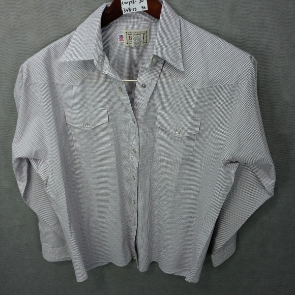 Baron wmen's western long sleeve pearl snap button - Picture 1 of 8